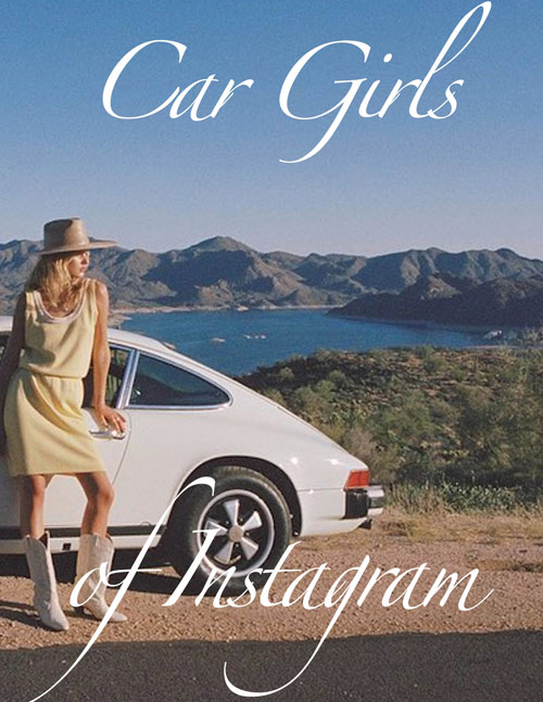 Car girls of Instagram