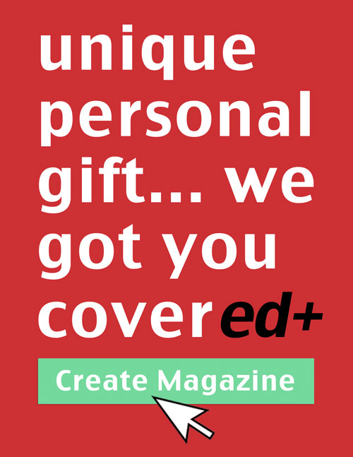 create a unique personalized gift magazine